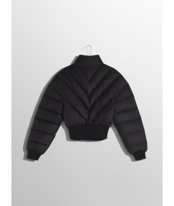 black padded bomber jacket soldes