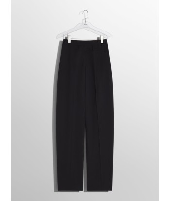 black pierced loose tailored trousers Livraison rapide