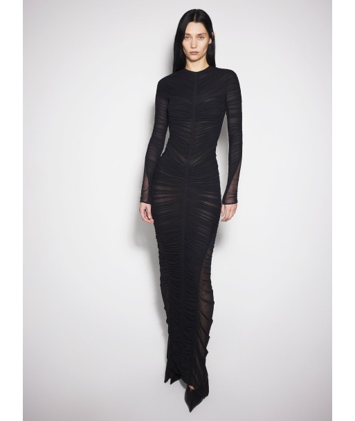 Black ruched gown Toutes les collections ici