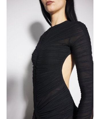 Black ruched gown Toutes les collections ici