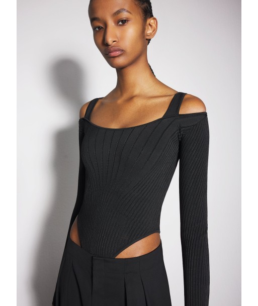 black sculpting knit bodysuit 50% de réduction en Octobre 2024