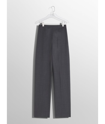 grey pierced loose tailored trousers des créatures d'habitude