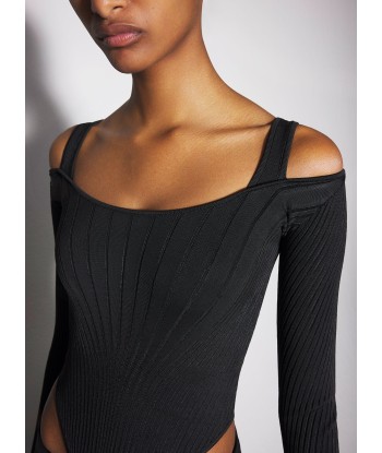 black sculpting knit bodysuit 50% de réduction en Octobre 2024