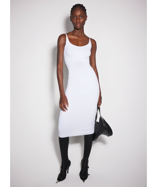 white sculpting knit dress une grave pollution 