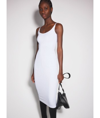 white sculpting knit dress une grave pollution 