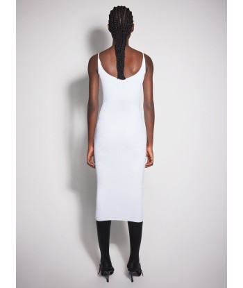 white sculpting knit dress une grave pollution 