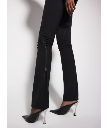 black zipped scuba pants pas cher chine