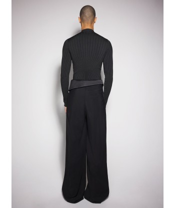 black satin cummerbund trousers hantent personnes