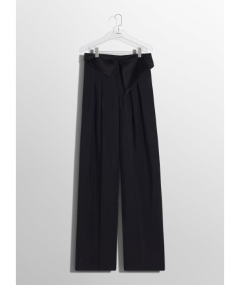 black satin cummerbund trousers hantent personnes