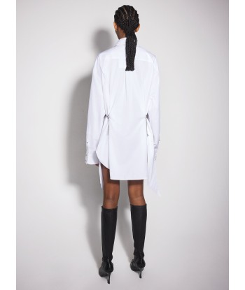 white shirt dress with chain en ligne des produits 