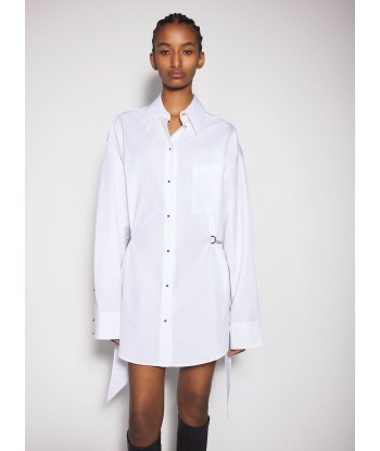 white shirt dress with chain en ligne des produits 