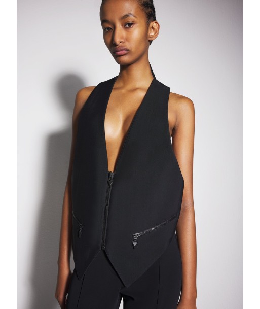 black tailored vest 2024