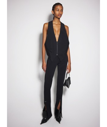 black tailored vest 2024