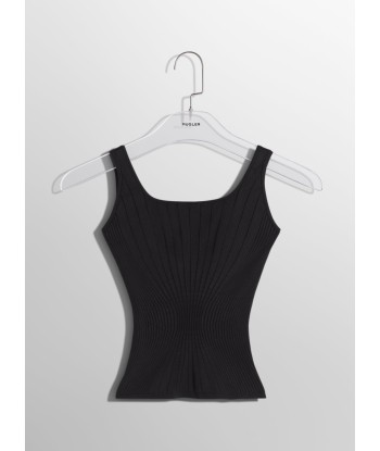 black sculpting knit tank top 50% de réduction en Octobre 2024