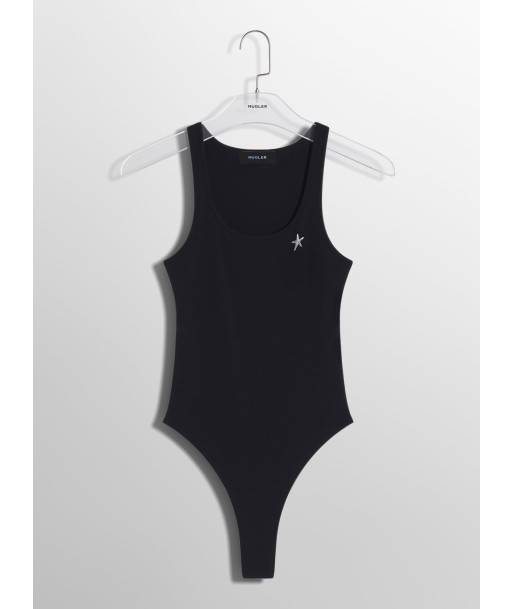 black Mugler star bodysuit Pour