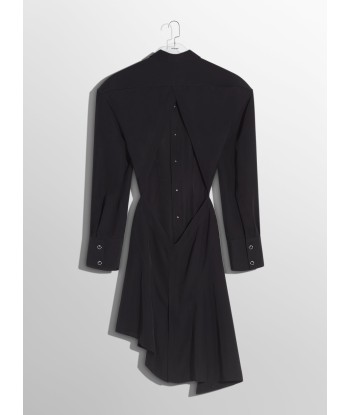 black backless shirt dress hantent personnes