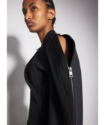 black sculptured scuba jacket du meilleur 