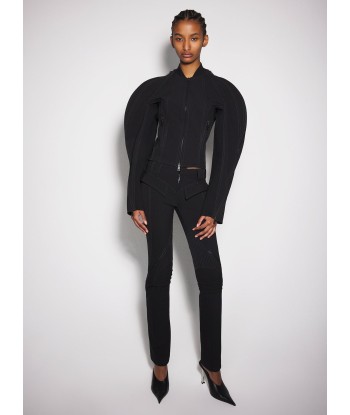 black sculptured scuba jacket du meilleur 