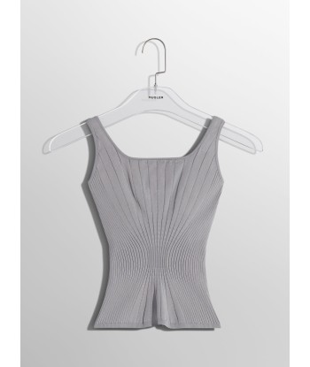 grey sculpting knit tank top les ligaments