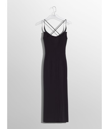 black cocktail dress with metallic details 2 - 3 jours ouvrés.