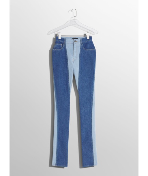 bi-tone blue skinny jeans ouvre sa boutique