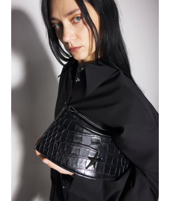 black embossed crocodile zenith bag shop