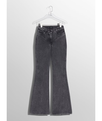 washed black flared jeans acheter en ligne