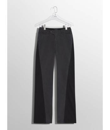 bi-tone black straight leg jeans paiement sécurisé