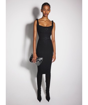 black buckled denim dress 50% de réduction en Octobre 2024