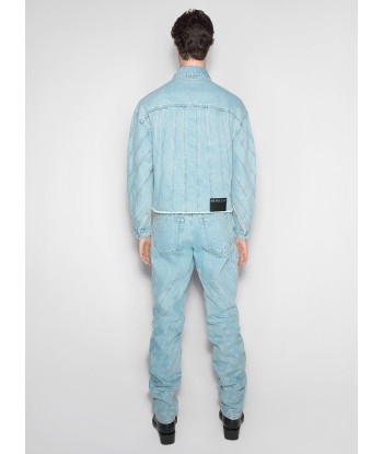 light blue spiral denim jacket Vous souhaitez 