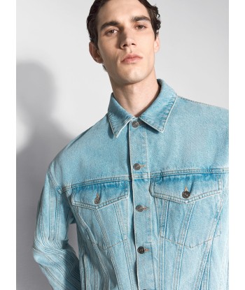 light blue spiral denim jacket Vous souhaitez 