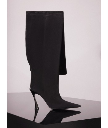 black suede fang 95 garter boots Economisez 