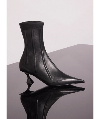 black boned leather fang 55 ankle boots acheter