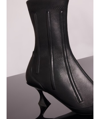 black boned leather fang 55 ankle boots acheter