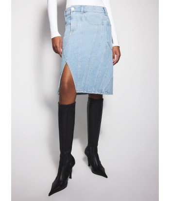 blue spiral denim skirt est présent 