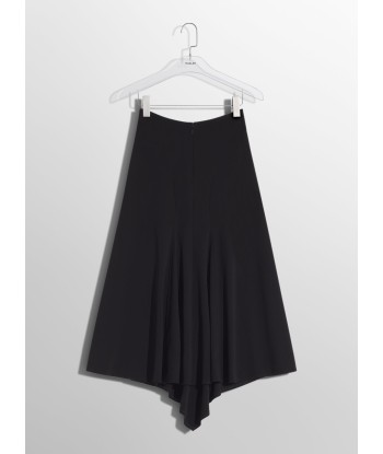 black m slitted skirt acheter