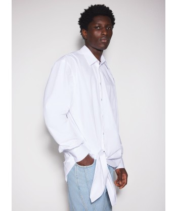 white knotted poplin shirt shop