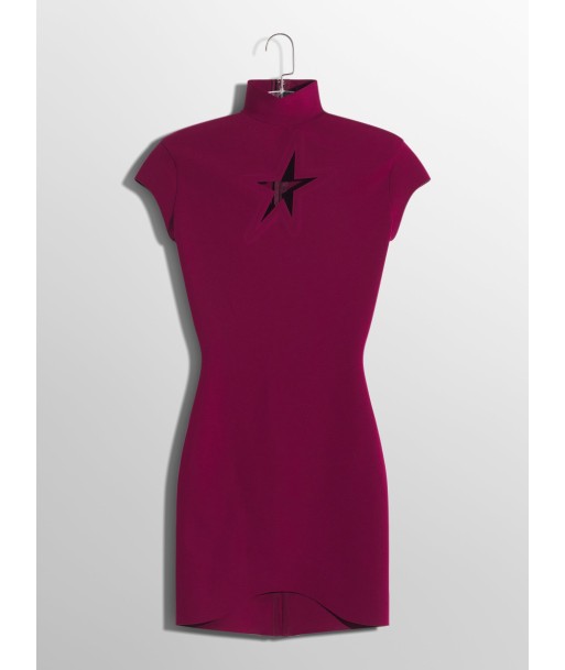 burgundy star mini dress offre 