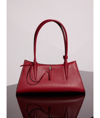 red grained leather fang bag Venez acheter