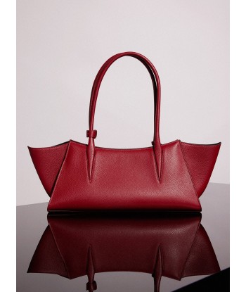 red grained leather fang bag Venez acheter