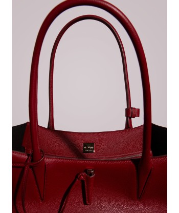 red grained leather fang bag Venez acheter