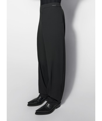 black laced up tailoring trousers en ligne des produits 