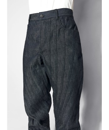 raw blue spiral baggy jeans 2024