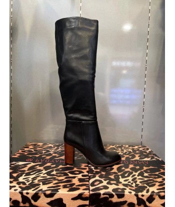 Bottes hautes Paoyama cuir Nero pas cheres