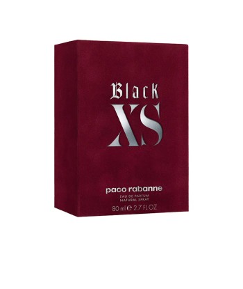 Parfum femme Black XS Paco Rabanne brillant des détails fins