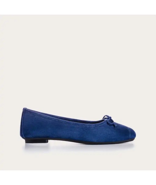 Ballerines Reqins Harmony Cuir Velours Ocean l'achat 