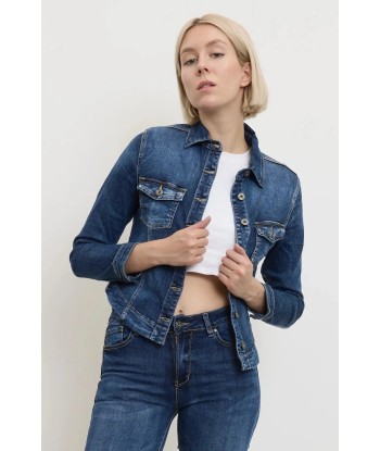 Veste Place du Jour en Denim Bleu Jeans commande en ligne