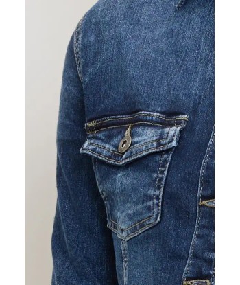 Veste Place du Jour en Denim Bleu Jeans commande en ligne