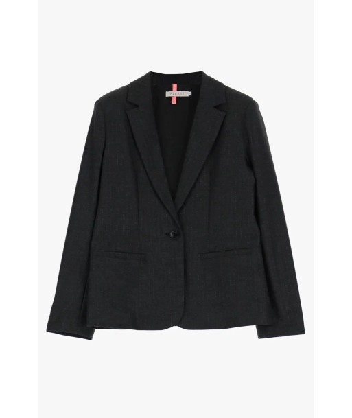 Veste Blazer Please un bouton Grigio Antracite à prix réduit toute l'année