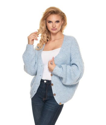 Cardigan maille oversize Alma - femme rembourrage situé sous